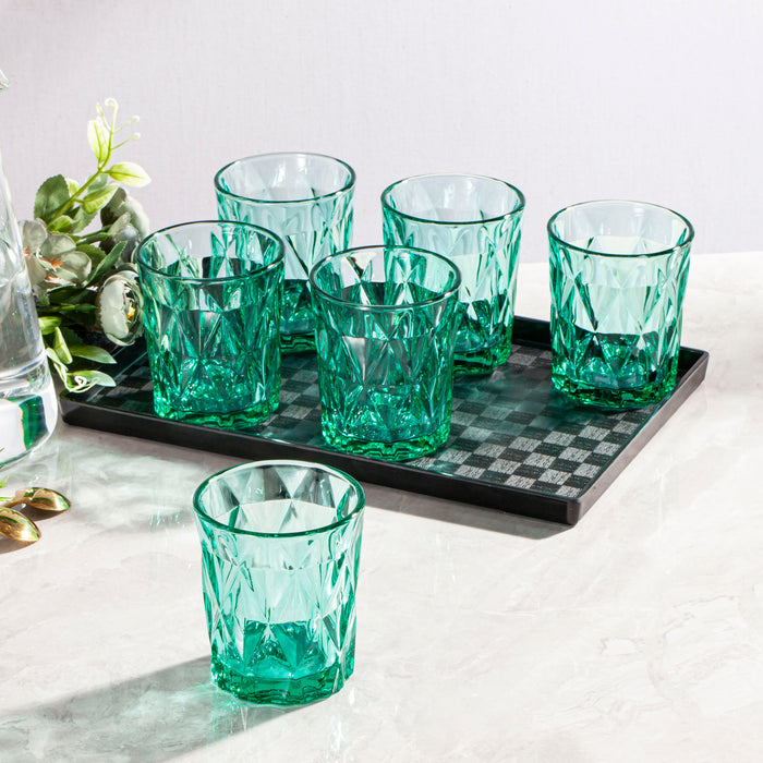 Vintage Drinking Glasses, Set of 6