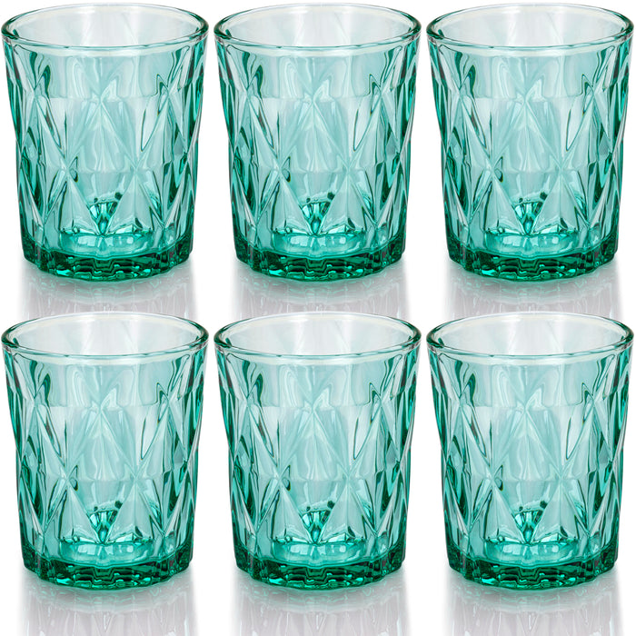 Vintage Drinking Glasses, Set of 6