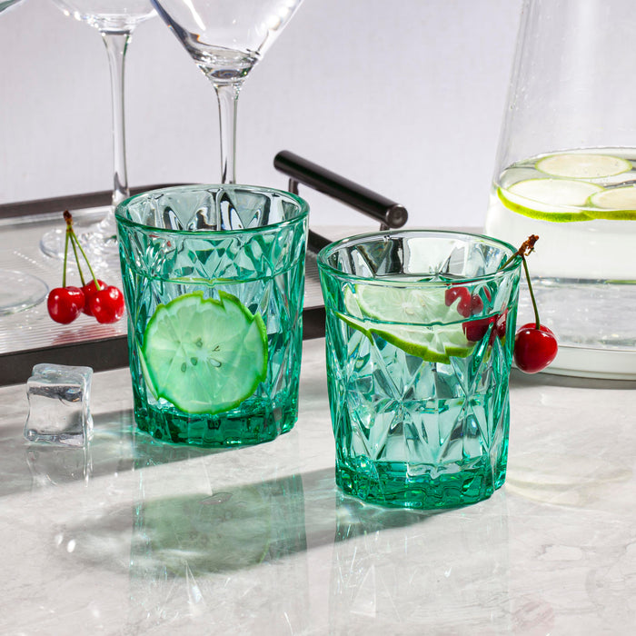 Vintage Drinking Glasses, Set of 6