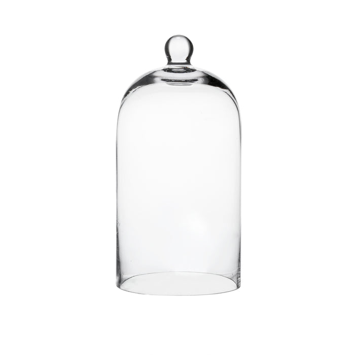 6.97" x 12" Decorative Glass Display Cloche Dome