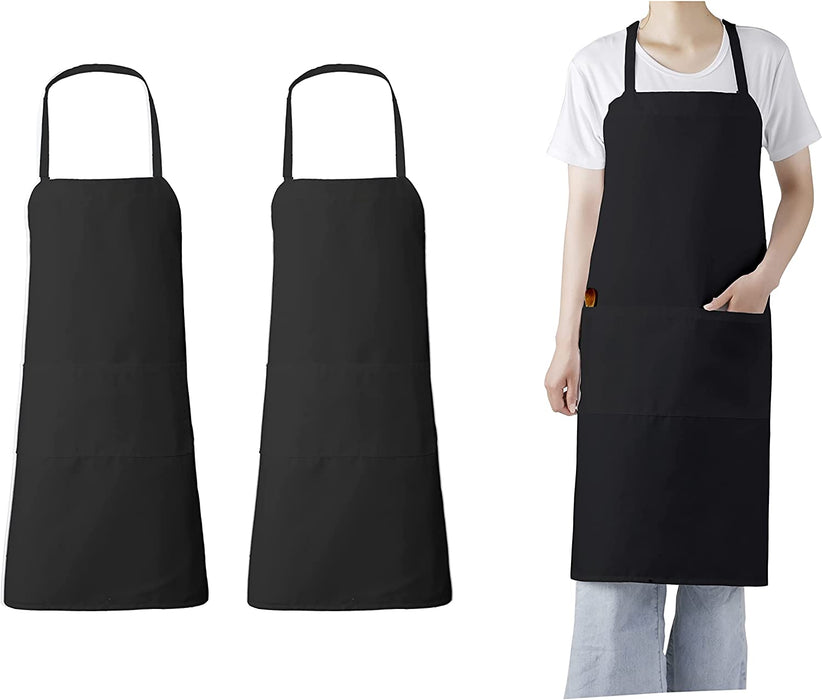 Kitchen Chef Bib Apron with Long Tie