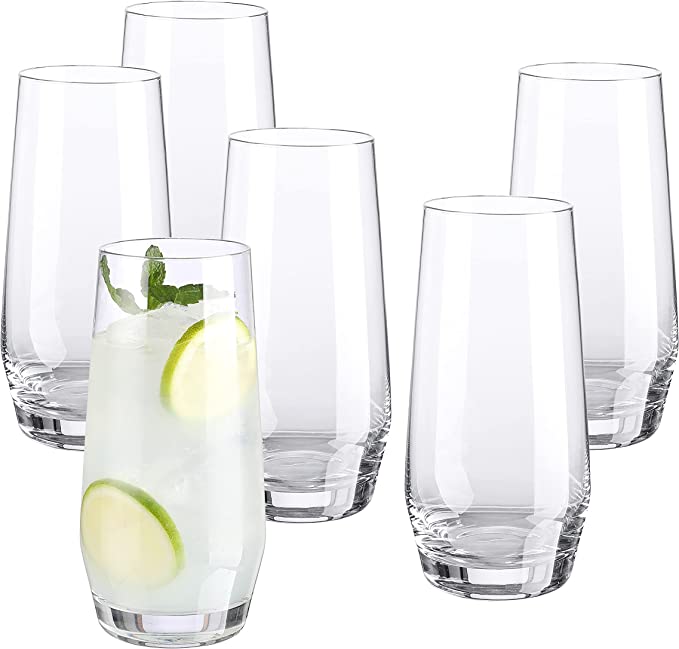 Classic Clear Glasses Lead Free Dishwasher