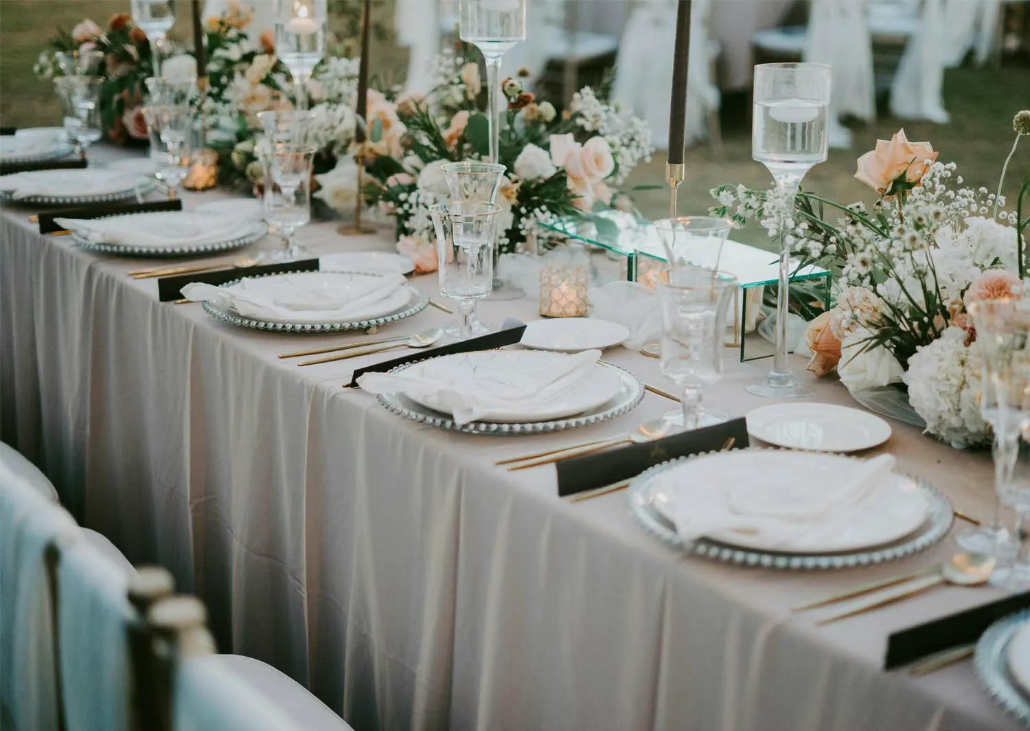 Glassware and Textiles to Order Before Wedding Season