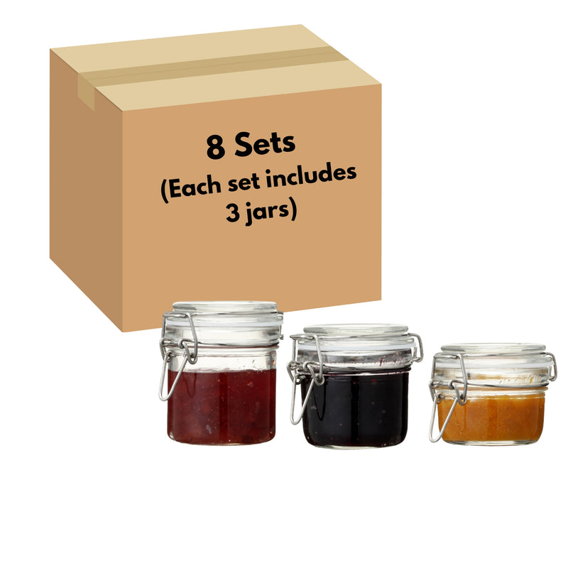 Airtight Glass Container Set 3 Pc