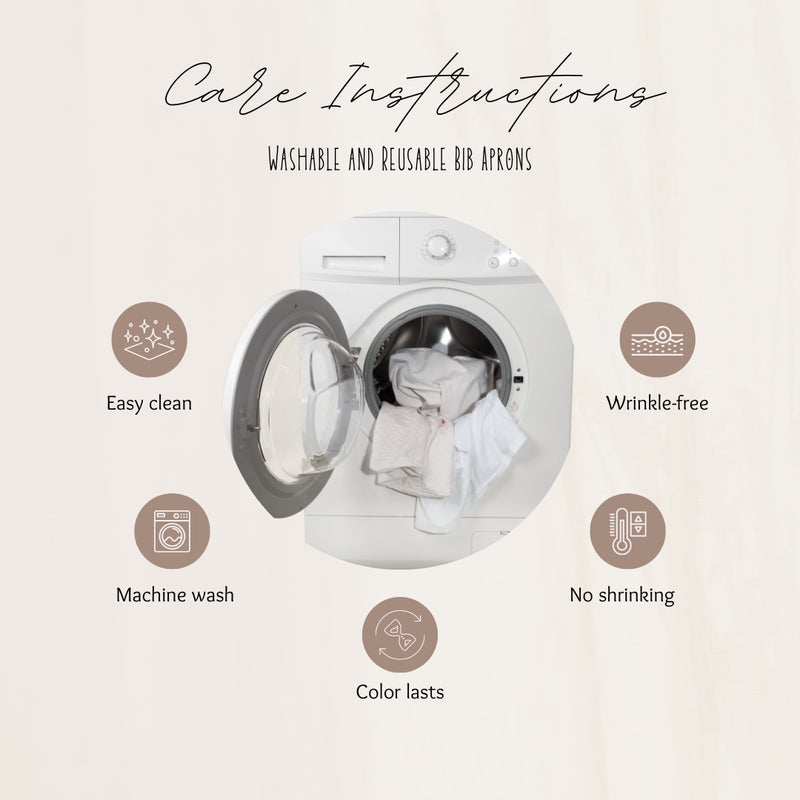 Bib Aprons with 2 Pockets – Adjustable Neck Strap, Standard Size (28” × 32”), Set of 12