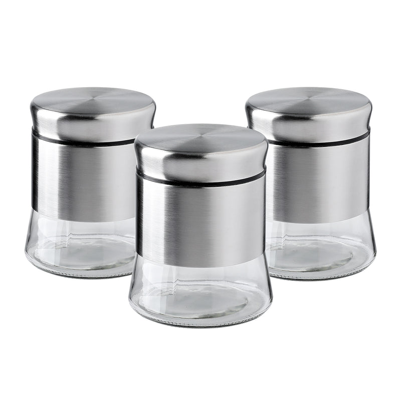 Glass Container Food Storage Canister Set