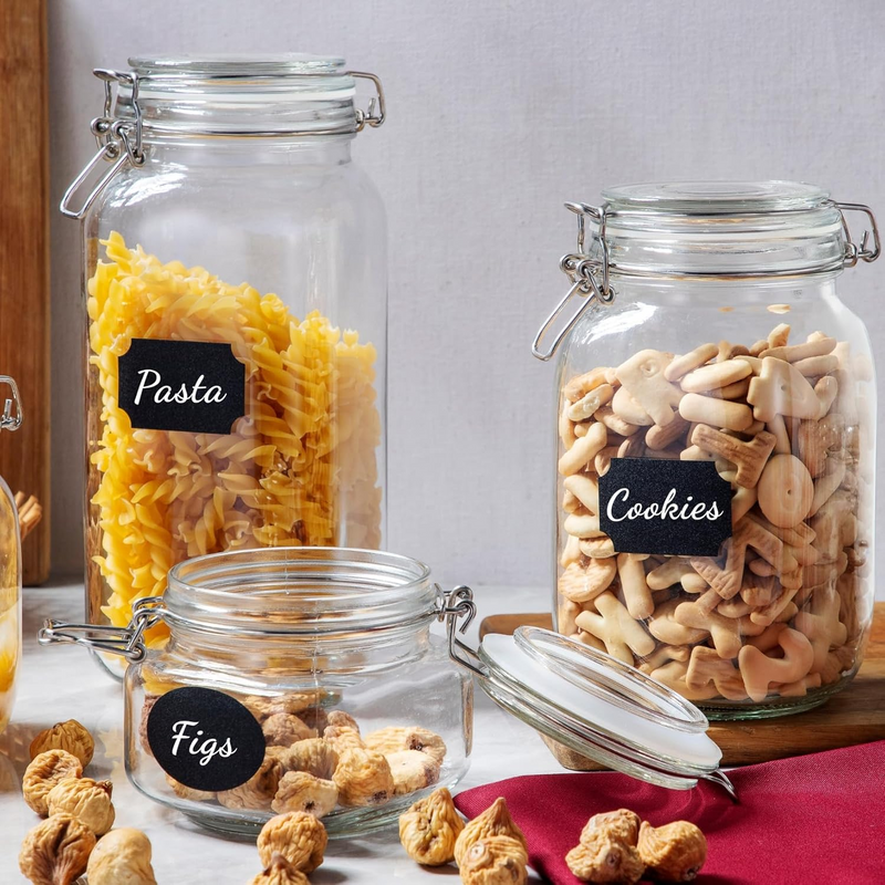 Wide Mouth Spice Jars, Airtight Glass Container