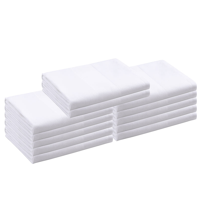 Cotton Satin Band Cloth Napkins – Bulk Pack of 240 Premium Hotel-Quality Napkins (20” × 20”) for Events & Fine Dining