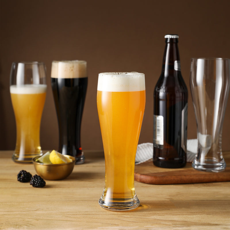 Oversized Pint Beer Glasses (500ml/22oz) – Tall Glasses, Set of 6