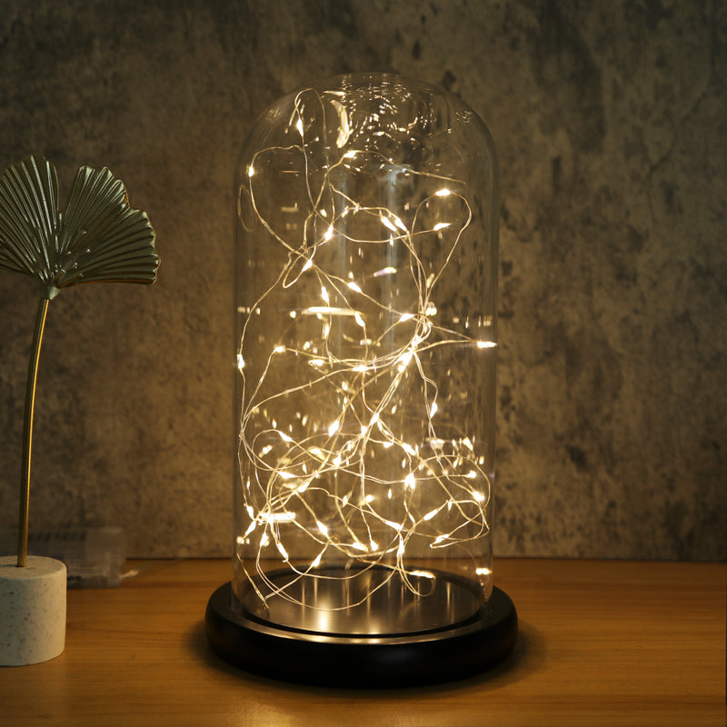 Glass Display Dome Cloche Decorative Clear Bell