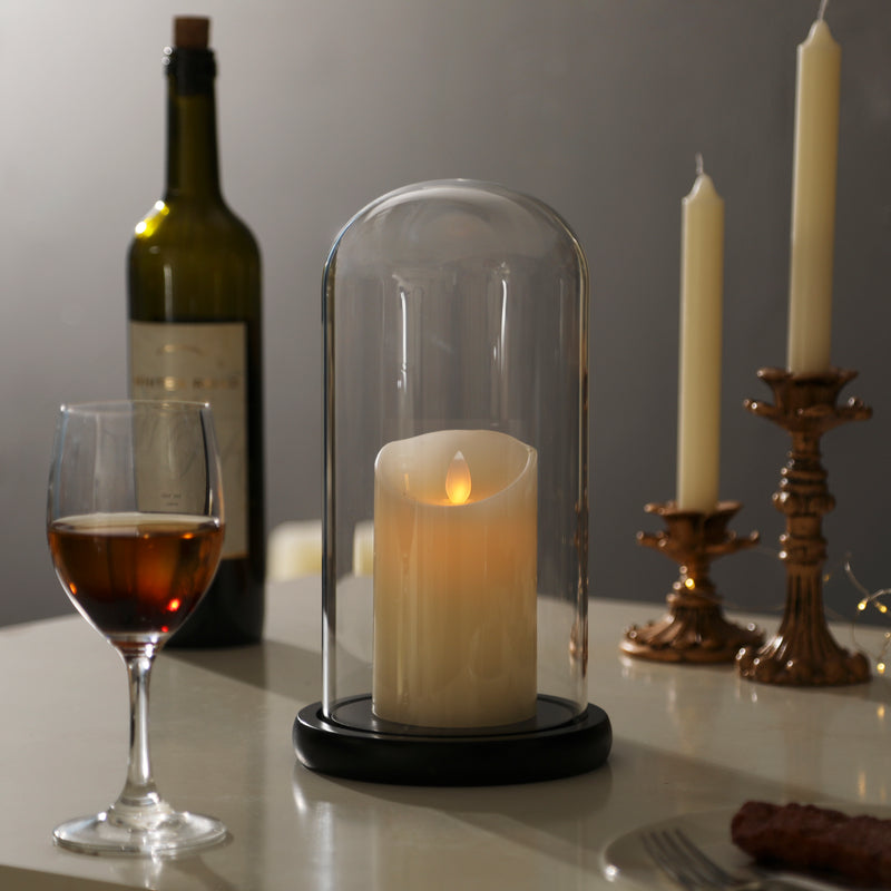 Glass Display Dome Cloche Decorative Clear Bell
