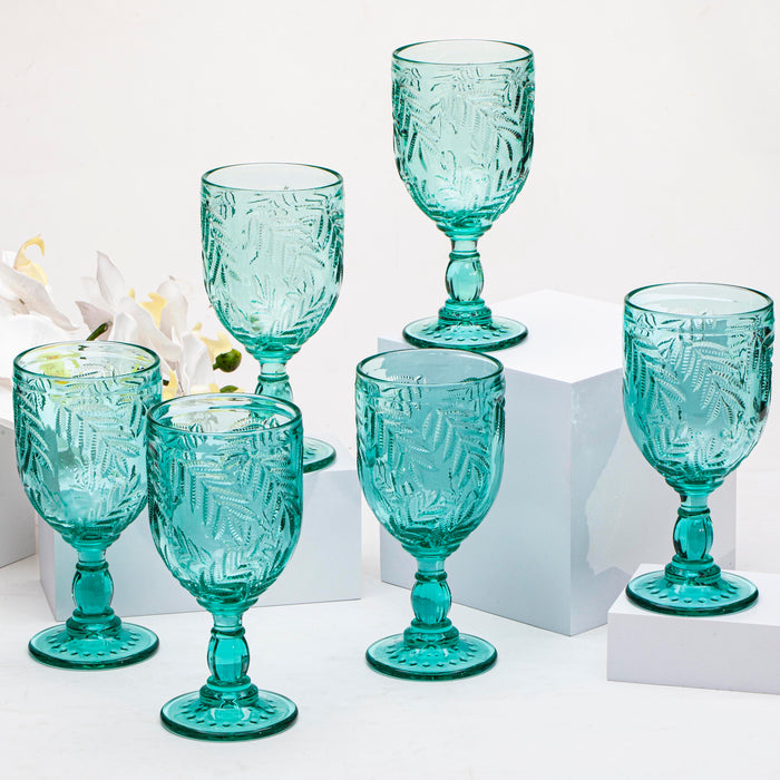 Vintage Drinking Glasses, Set of 6 Glass