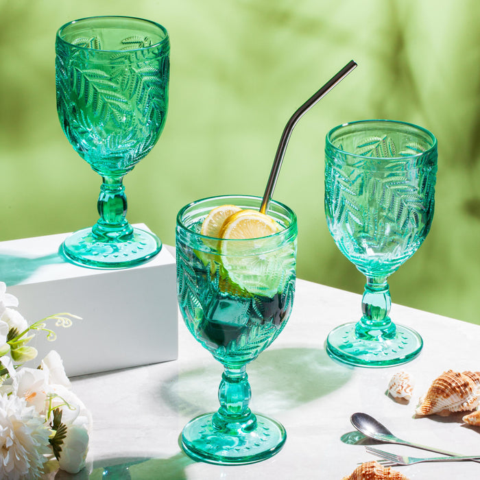 Vintage Drinking Glasses, Set of 6 Glass