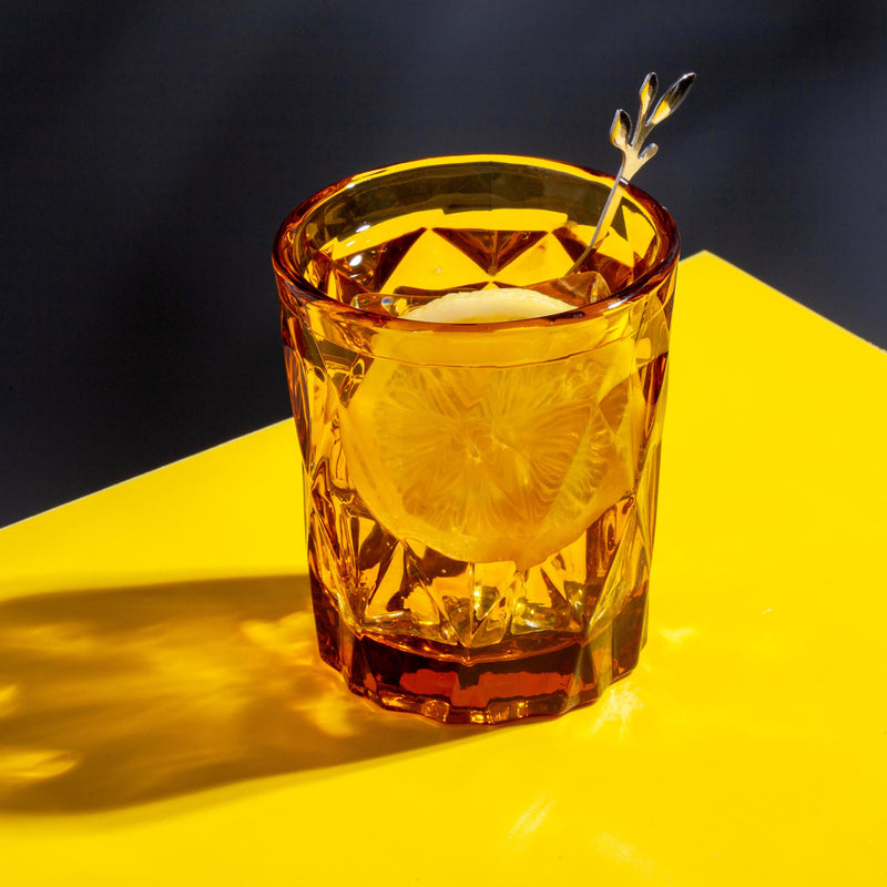 Diamond Etched Glass Tumblers