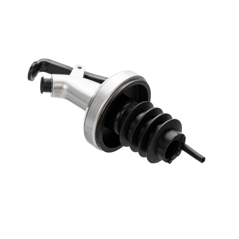 Oil & Vinegar Dispenser Set with Drip-Free Pour Spouts – Glass Bottles with Stand (8.8oz, Set of 2)