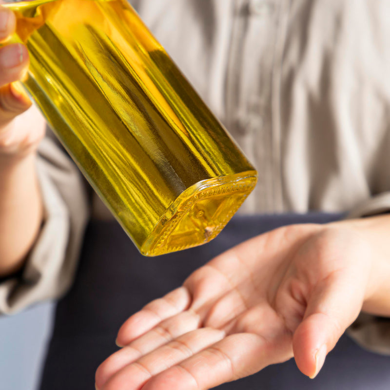 Oil & Vinegar Dispenser Set – Bulk Pack of 24 Glass Bottles with Drip-Free Pour Spouts & Stands for Restaurants & Events