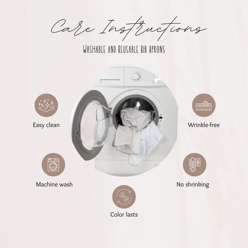 Black Kitchen Bib Aprons (30" x 34")