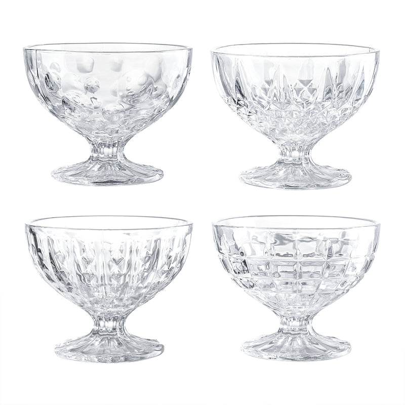 8 x 4 = 32  Sundae Cups, Glass Ice Cream Cups