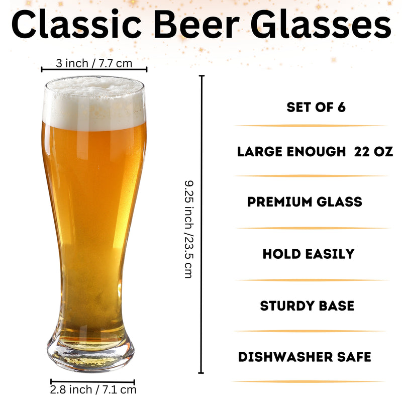 Oversized Beer Glasses Tall Pint Glasses
