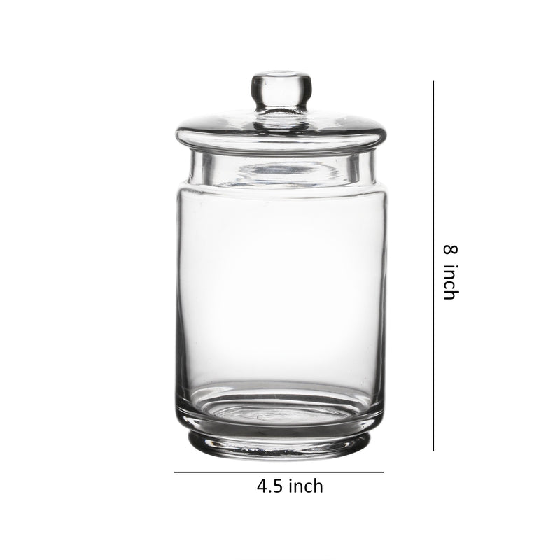 Bathroom Vanity Apothecary Jars, Set of 3