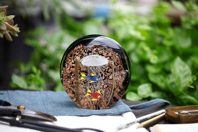 Art Craft Collectible Handmade Glass Paperweight