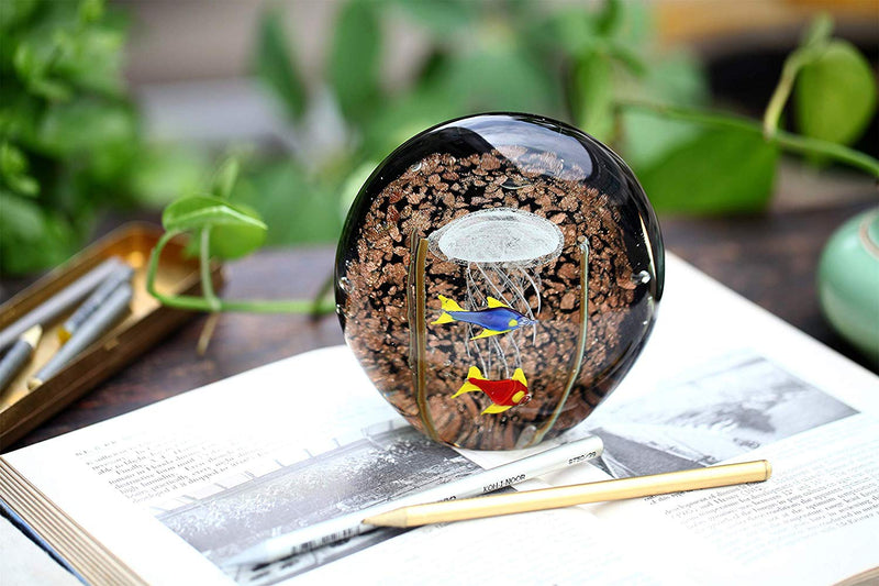 Art Craft Collectible Handmade Glass Paperweight