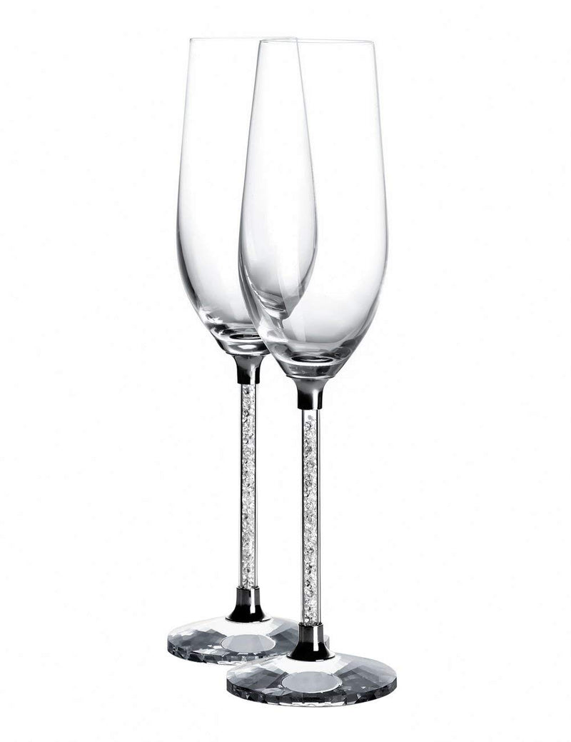 Lead Free 8 Ounce Champagne Glasses