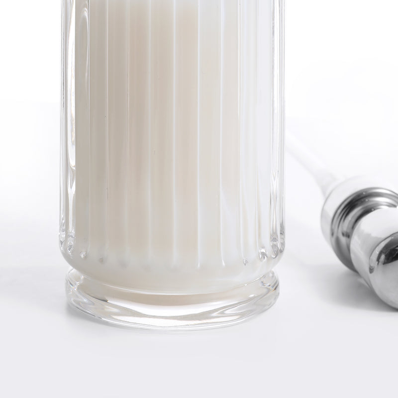 Bathroom Accessories Set – Lead-Free Glass Soap Dispenser, Tumbler, Toothbrush Holder & Soap Dish