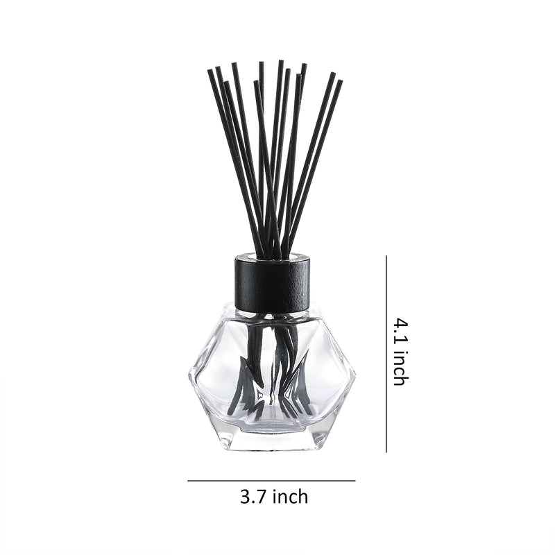 4” Tall Glass Bottle Diffusers For Essential Oils