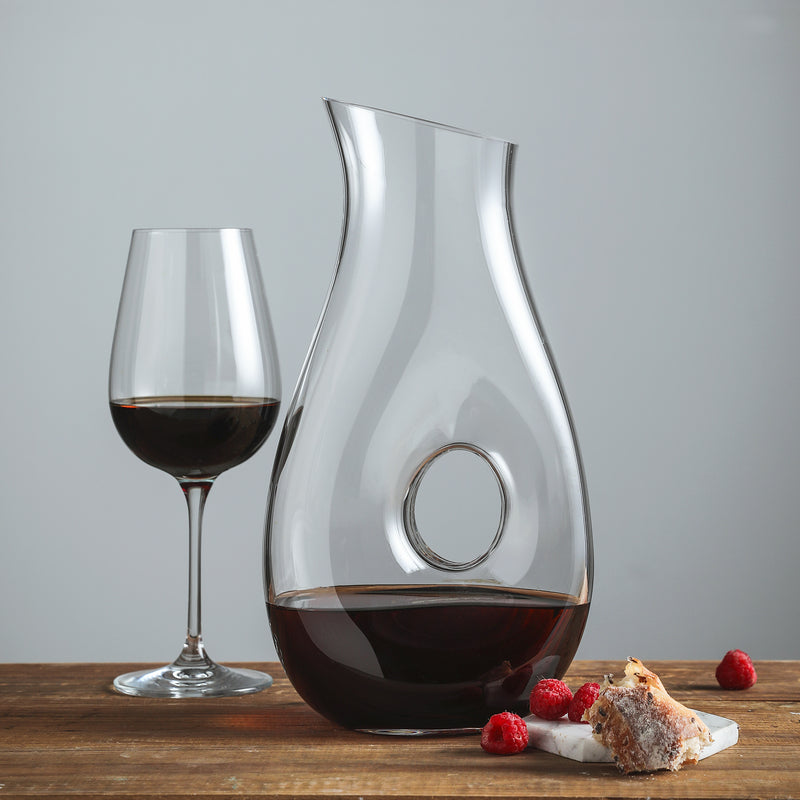 Hand Blown Lead-Free Crystal Wine Decanter