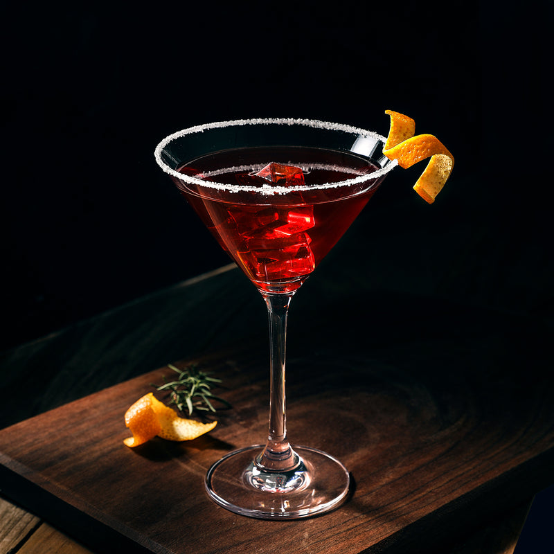 Lead-Free Martini Glasses with Stem