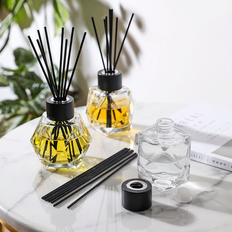4” Tall Glass Bottle Diffusers For Essential Oils