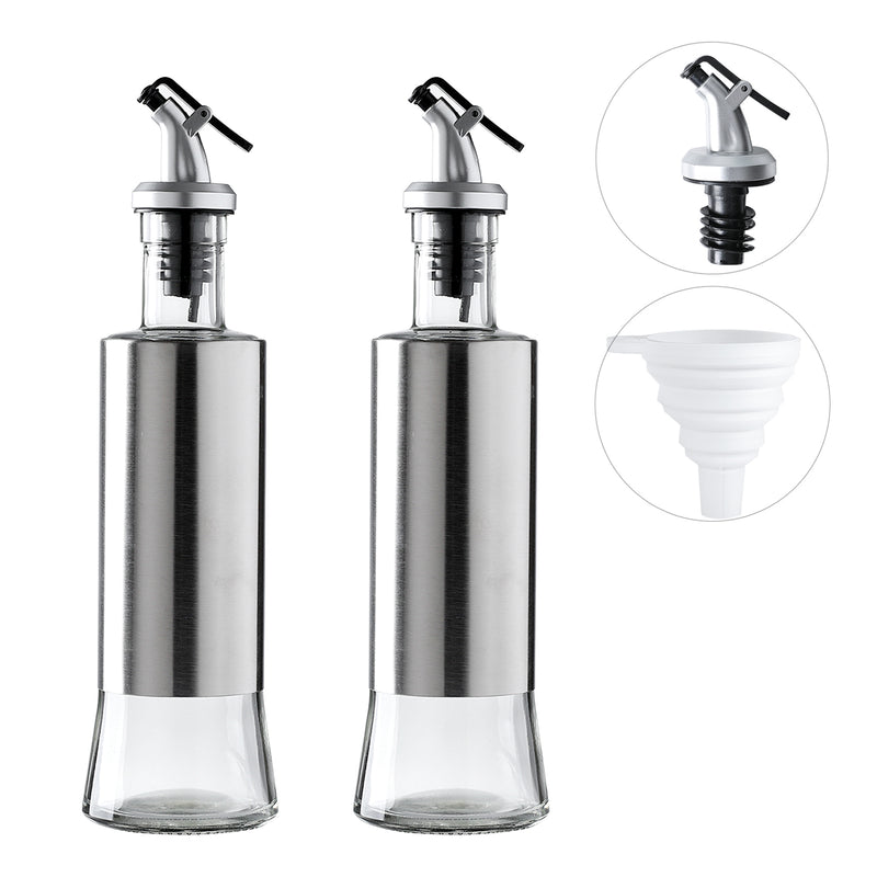 Oil and Vinegar Dispenser with Drip-Free