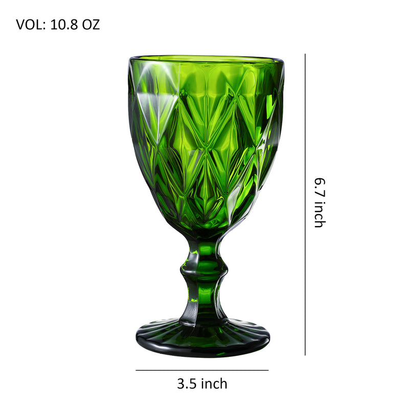 Colored Water Glasses Wine Drinking Goblet
