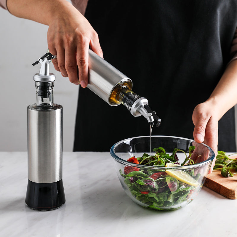 Oil and Vinegar Dispenser with Drip-Free