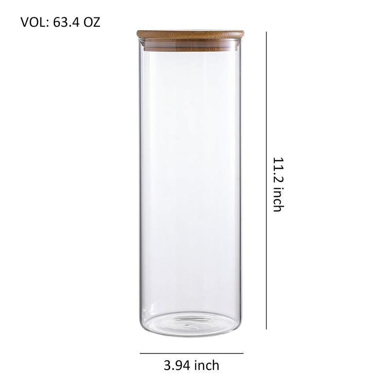 Food Storage Glass Canister Set