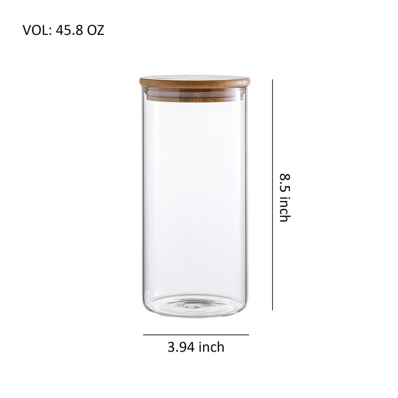 Food Storage Glass Canister Set