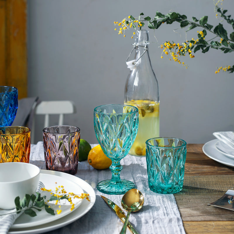 Colored Water Glasses Wine Drinking Goblet