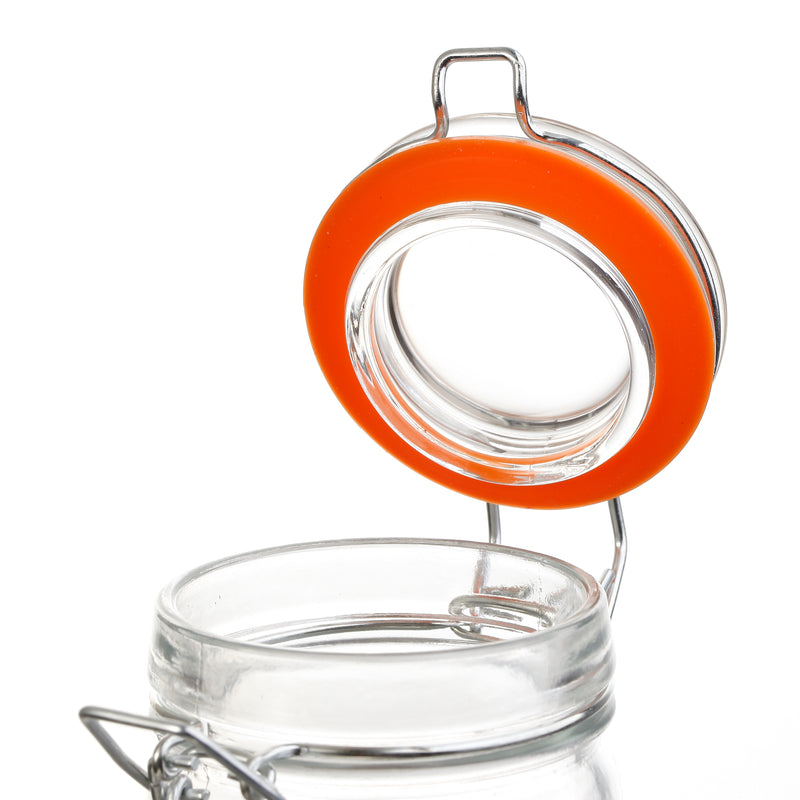 Glass Spice Jars Bottles with Airtight Lids