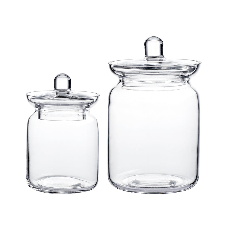 Bathroom Vanity Apothecary Jars, Set of 2