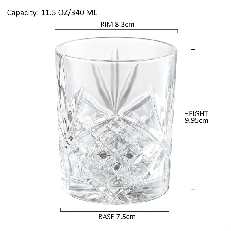 Premium Crystal Whiskey Glasse
